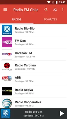 Radio FM Chile android App screenshot 13