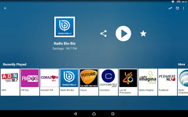 Radio FM Chile android App screenshot 1