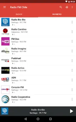 Radio FM Chile android App screenshot 3