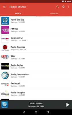 Radio FM Chile android App screenshot 6