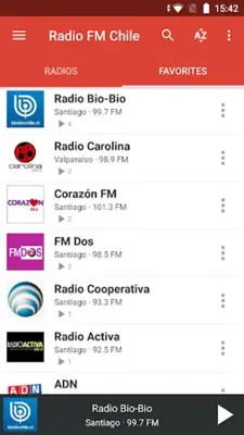 Radio FM Chile android App screenshot 7